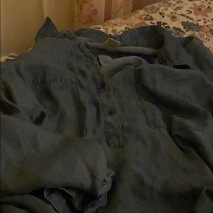 Denim jean dress loose